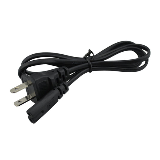 10Pcs Non-Polarized Power Cord for Charging Bricks, TVs, and Various Devices