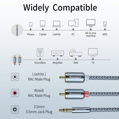 Essager 3.5mm to RCA Adapter Cable