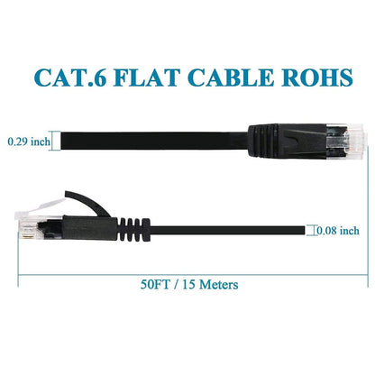 0.5m-30m Cable CAT6 Flat Ethernet Cable