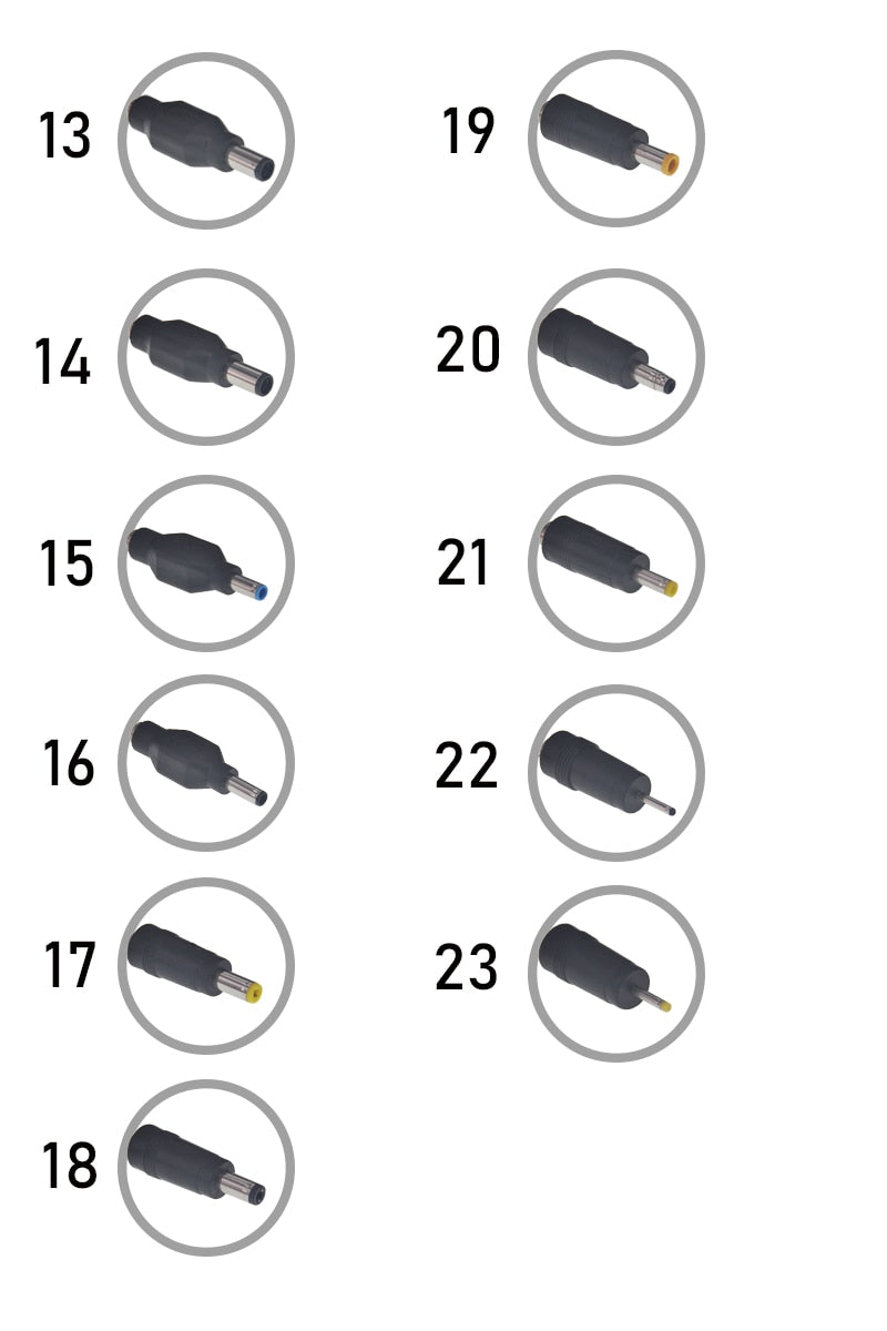 19V Up to 90W Universal Laptop Charger With 23 Tips