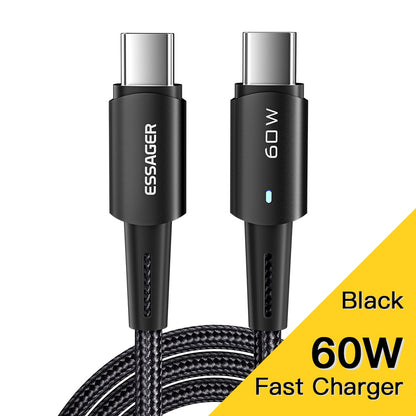 Premium Essager USB C To USB C Fast Charger Cable