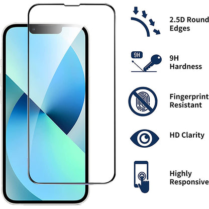 Tempered Glass Screen Protector Film For iPhone 14 13 12 Mini 11 Pro XS Max X XR SE 2022 2020