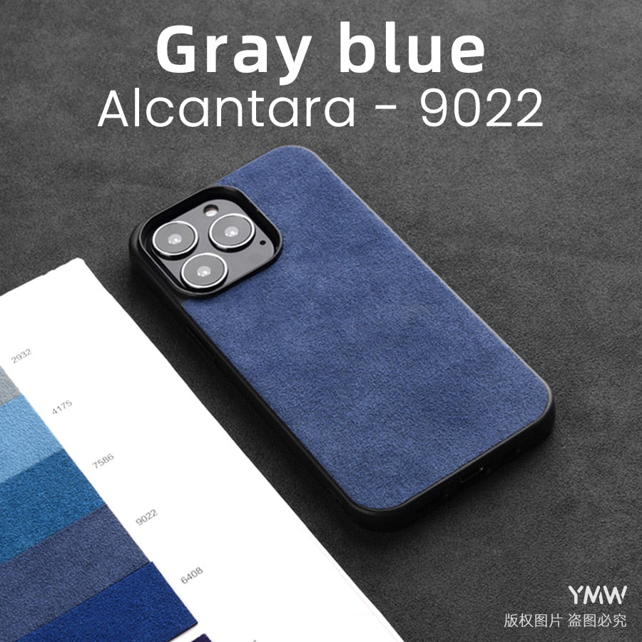 ALCANTARA Phone Case for iPhone 14 13 12 11 Pro Max Mini