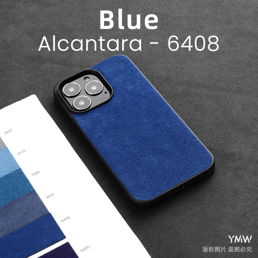 ALCANTARA Phone Case for iPhone 14 13 12 11 Pro Max Mini