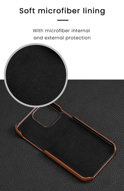 Premium Leather Phone Case for iPhone 14 13 12 Pro Max