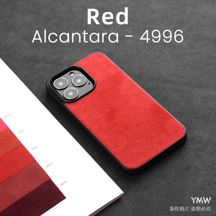 ALCANTARA Phone Case for iPhone 14 13 12 11 Pro Max Mini