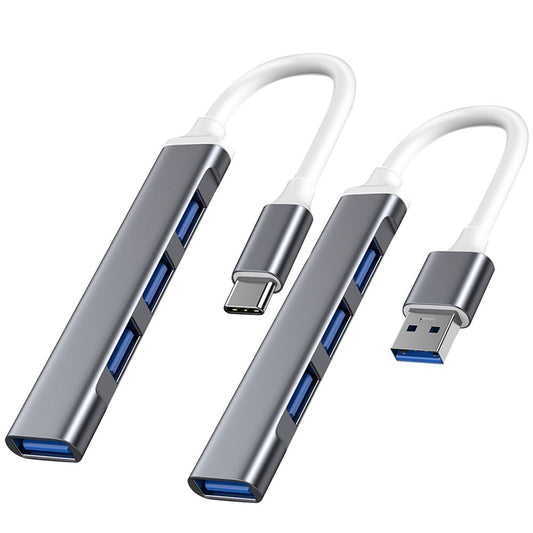 4 Port USB Hub Type C | Type A (1x3.0 Port and 3x2.0 Port)