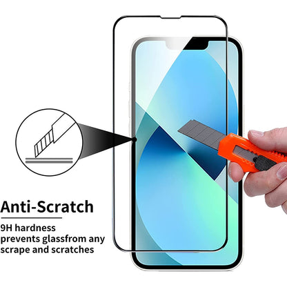 Tempered Glass Screen Protector Film For iPhone 14 13 12 Mini 11 Pro XS Max X XR SE 2022 2020