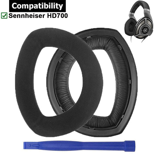 Replacement Memory Foam Ear Cushion Pad Cover Cups Earpads Headband Repair Parts for Sennheiser HD700 HD 700 Headphones