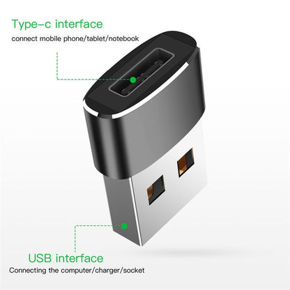 50pcs USB 3.0 Type A To USB Type C OTG (On the Go) Adapter