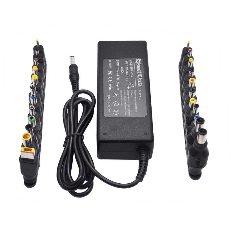 19V Up to 90W Universal Laptop Charger With 23 Tips