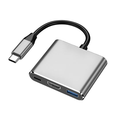 3 in 1 USB C Hub | USB A 3.0, HDMI 4K, USB C Power