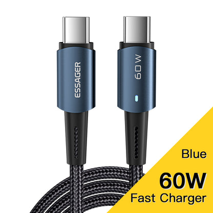 Premium Essager USB C To USB C Fast Charger Cable